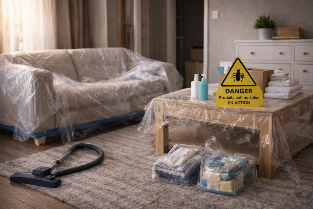 Comment préparer son logement avant un traitement anti-nuisibles ?